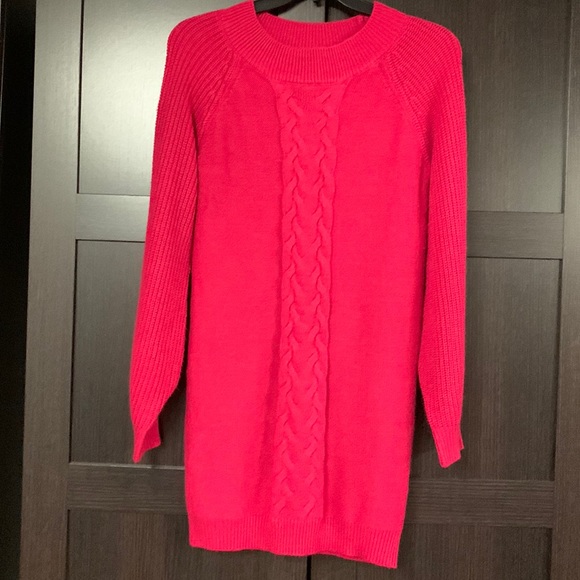 Raspberry Sweater Dress M - Picture 1 of 7